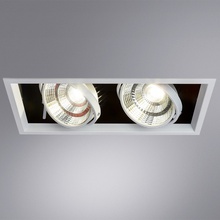 Arte Lamp Merga A8450PL-2WH Встраиваемый светильник 37x18,5 см, Италия - фото 1 - фото 4