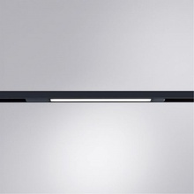 Arte Lamp Optima A7263PL-1BK Встраиваемый светильник 41,6x1,6x1,8 см, Италия - фото 1 - фото 2