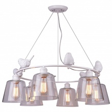 Arte Lamp Passero A4289LM-6WH Люстра подвесная 83x28x58 см, Италия - фото 1 - фото 2