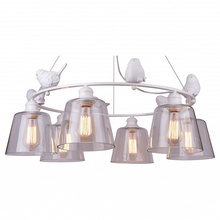 Arte Lamp Passero A4289LM-6WH Люстра подвесная 83x28x58 см, Италия - фото 1 - фото 1