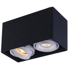 Arte Lamp PICTOR A5654PL-2BK Точечный светильник 18,6x9,5x10,5 см, Италия - фото 1 - фото 1