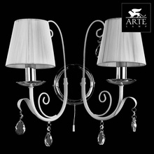 Arte Lamp Romana snow A1743AP-2WH Бра 36x35,5x34 см, Италия - фото 1 - 3 Arte Lamp Romana snow A1743AP-2WH Бра 36x35,5x34 см, Италия - фото 1 - фото 3