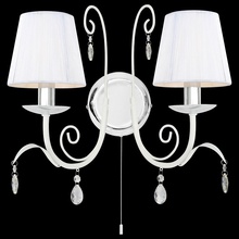 Arte Lamp Romana snow A1743AP-2WH Бра 36x35,5x34 см, Италия - фото 1 - 2 Arte Lamp Romana snow A1743AP-2WH Бра 36x35,5x34 см, Италия - фото 1 - фото 2