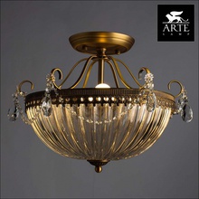 Arte Lamp Schelenberg A4410PL-3SR Люстра потолочная 47x47x36 см, Италия - фото 1 - фото 3