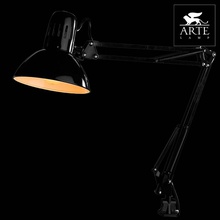 Arte Lamp Senior A6068LT-1BK Настольная лампа офисная 17x17x85 см, Италия - фото 1 - фото 3