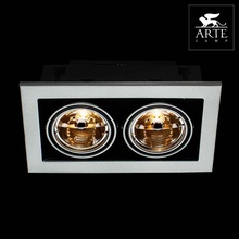 Arte Lamp Technika A5930PL-2SI Точечный светильник 25x14,5x12 см, Италия - фото 1 - фото 2