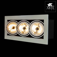 Arte Lamp Technika A5930PL-3WH Точечный светильник 35,5x14,5x12 см, Италия - фото 1 - фото 4