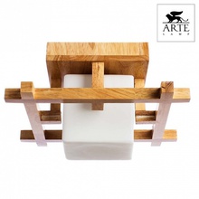 Arte Lamp Woods A8252PL-1BR Потолочный светильник 25x25x20 см, Италия - фото 1 - фото 2