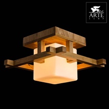 Arte Lamp Woods A8252PL-1BR Потолочный светильник 25x25x20 см, Италия - фото 1 - фото 3