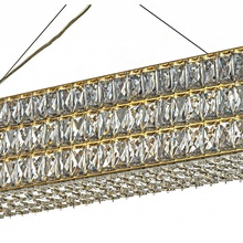 Arti Lampadari Lioni Lioni E 1.5.120x16.100 G Люстра подвесная 120x16x17 см, Италия - фото 1 - фото 4