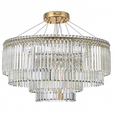 Arti Lampadari Ovindoli Gold Ovindoli L 1.5.80+40.101 G Люстра подвесная Италия - фото 1 - фото 2