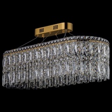 Arti Lampadari Ovindoli Gold Ovindoli L 1.5.80x30.100 G Люстра подвесная 80x30x30 см, Италия - фото 1 - 3 Arti Lampadari Ovindoli Gold Ovindoli L 1.5.80x30.100 G Люстра подвесная 80x30x30 см, Италия - фото 1 - фото 3