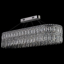 Arti Lampadari Ovindoli Nickel Ovindoli L 1.5.100x35.100 N Люстра подвесная 100x3,5x35 см, Италия - фото 1 - фото 3