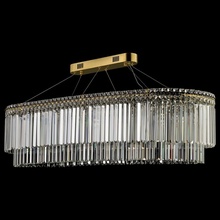 Arti Lampadari Ovindoli Nickel Ovindoli L 1.5.120x40.101 G Люстра подвесная 120x40x30 см, Италия - фото 1 - фото 3