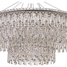 Arti Lampadari Ovindoli Nickel Ovindoli L 1.5.80+40.100 N Люстра подвесная Италия - фото 1 - фото 4