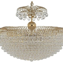 Arti Lampadari Pompei Gold Pompei E 1.5.60.100 G Люстра подвесная Италия - фото 1 - фото 4