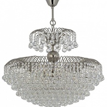 Arti Lampadari Pompei Nickel Pompei E 1.5.60.100 N Люстра подвесная Италия - фото 1 - фото 2