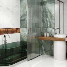 Artkera Group Avelon Oniks 60x120 см, керамогранит, Россия, под оникс, глянцевая - фото интерьера 1 - фото 1