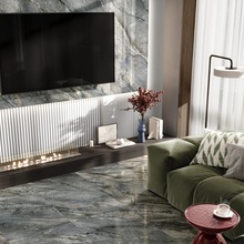 Artkera Group Ekzotika 60x120 см, керамогранит, Россия, под мрамор, глянцевая - фото интерьера 1 - фото 1
