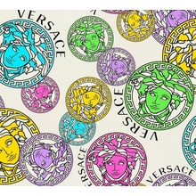 A.S. Creation Versace 5 38610-1 Медальоны Виниловые обои 1005x70 см, цвет: разноцветный, Германия - фото 1 - фото 1