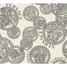 A.S. Creation Versace 5 38610-2 Медальоны Виниловые обои 1005x70 см, цвет: белый, Германия - фото 1 - фото 1
