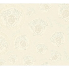 A.S. Creation Versace 5 38611-6 Медальоны Виниловые обои 1005x70 см, цвет: бежевый, Германия - фото 1 - фото 1