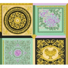A.S. Creation Versace 5 38704-1 Медальоны Виниловые обои 1005x70 см, цвет: разноцветный, Германия - фото 1 - фото 1