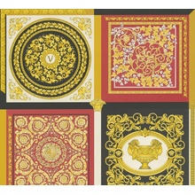A.S. Creation Versace 5 38704-6 Медальоны Виниловые обои 1005x70 см, цвет: разноцветный, Германия - фото 1 - фото 1