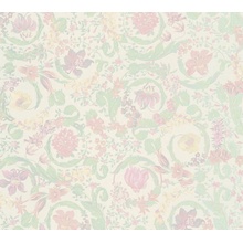 A.S. Creation Versace 5 38706-2 Цветы Виниловые обои 1005x70 см, цвет: разноцветный, Германия - фото 1 - фото 1
