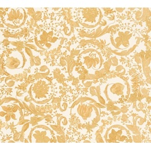 A.S. Creation Versace 5 38706-4 Цветы Виниловые обои 1005x70 см, цвет: желтый, Германия - фото 1 - фото 1