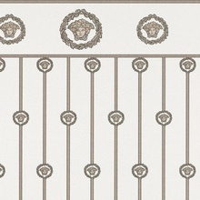A.S. Creation Versace 6 79131-5 Медальоны Виниловые обои 1005x70 см, цвет: белый, Германия - фото 1 - фото 1