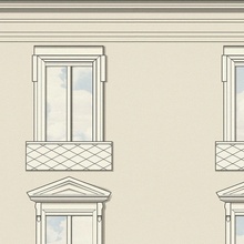 A.S. Creation Versace 6 79132-2 Архитектура Виниловые обои 1005x70 см, цвет: бежевый, Германия - фото 1 - фото 1