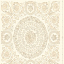 A.S. Creation Versace 4 37055-1 Узоры Виниловые обои 1005x70 см, цвет: бежевый, Германия - фото 1 - фото 1