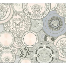 A.S. Creation Versace III 34901-3 Виниловые обои 1000x70 см, цвет: серый, Германия - фото 1 - фото 1