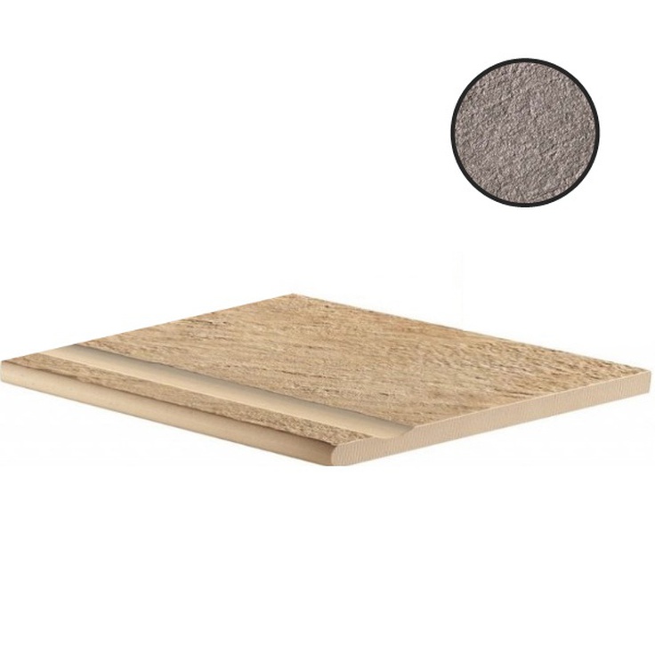 Atlas Concorde Russia Cliff 620090000313 Grigio Bordo Piscina Спец. Элемент 30x60 см, Россия, под камень  - фото 1