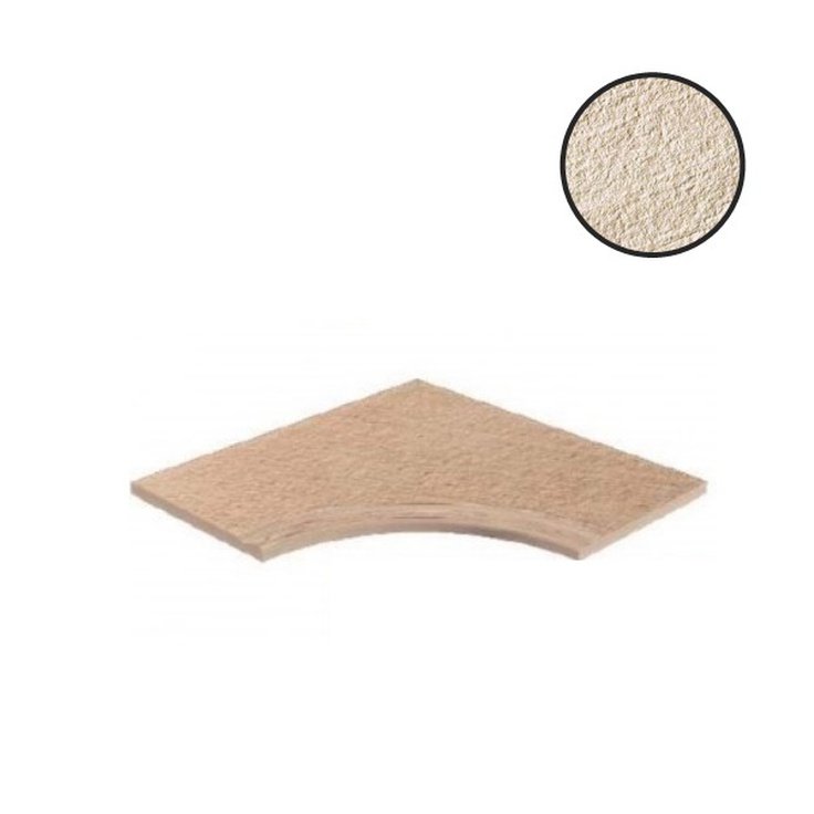 Atlas Concorde Russia Cliff 620090000286 Bianco Bordo Curvilineo Round Спец. Элемент 60x60 см, Россия, под камень - фото 1 Atlas Concorde Russia Cliff 620090000286 Bianco Bordo Curvilineo Round Спец. Элемент 60x60 см, Россия, под камень - фото 1