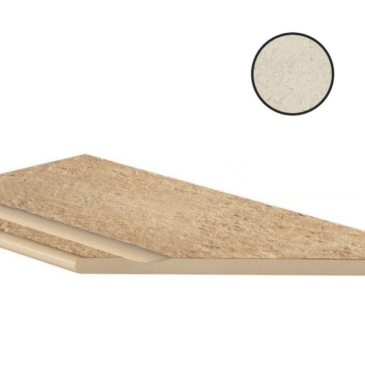 Atlas Concorde Russia Drift 620090000789 White Bordo Piscina Angolo Dx Спец. Элемент 20x60 см, Россия, под камень  - фото 1