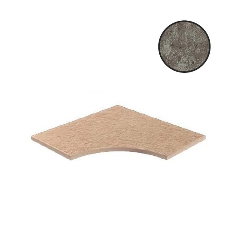 Atlas Concorde Russia Drift 620090000809 Grey Bordo Curvilineo Round 30 Спец. Элемент 60x60 см, Россия, под камень - фото 1 Atlas Concorde Russia Drift 620090000809 Grey Bordo Curvilineo Round 30 Спец. Элемент 60x60 см, Россия, под камень - фото 1