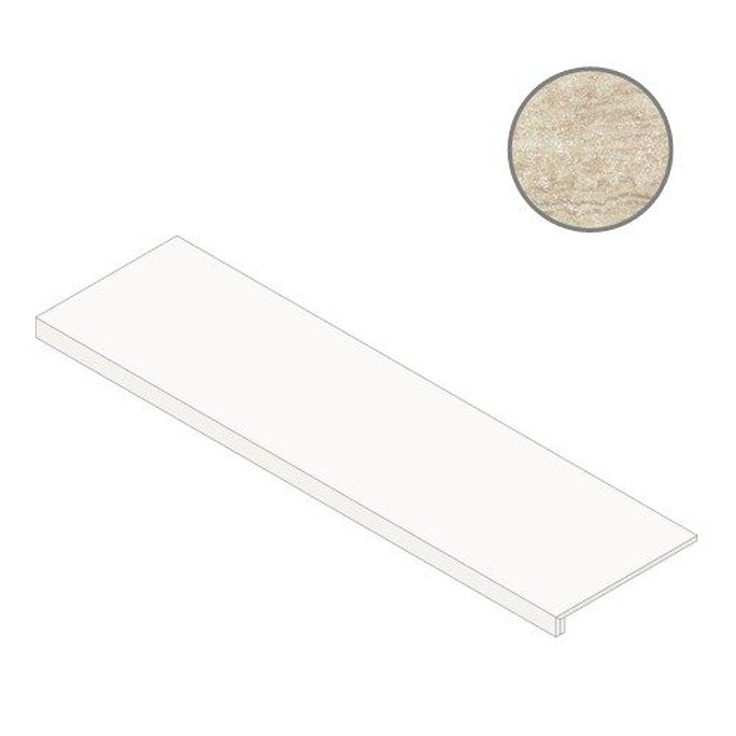 Atlas Concorde Russia Epos 620070002029 Ivory Scalino Frontale Ступень 33x120 см, Россия, под камень  - фото 1