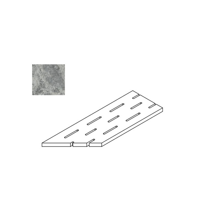 Atlas Concorde Russia Forte Dei Marmi Quark 620090001091 Persian Grey Griglia Angolare Sx Спец. Элемент 20x60 см, Россия, под мрамор - фото 1