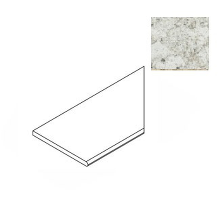 Atlas Concorde Russia Forte Dei Marmi Quark 620090001133 Brazilian White Round Angolare Спец. Элемент 30x60 см, Россия, под мрамор - фото 1