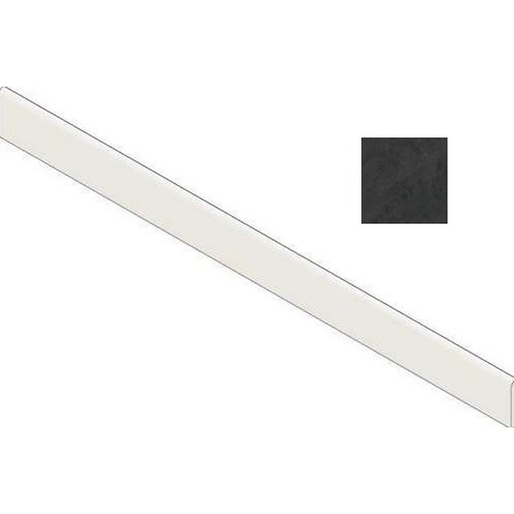 Atlas Concorde Russia Forte Dei Marmi Rock 620070002869 Venaria Black Battiscopa Плинтус 7,2x80 см, Россия, под камень  - фото 1