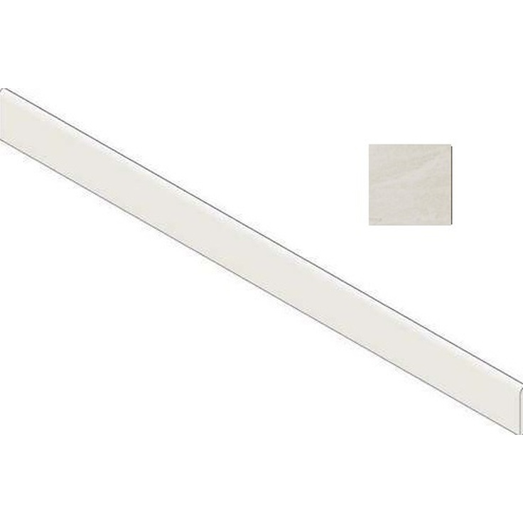 Atlas Concorde Russia Forte Dei Marmi Rock 620070002874 Tiffany White Battiscopa 60 Плинтус 7,2x60 см, Россия, под камень  - фото 1