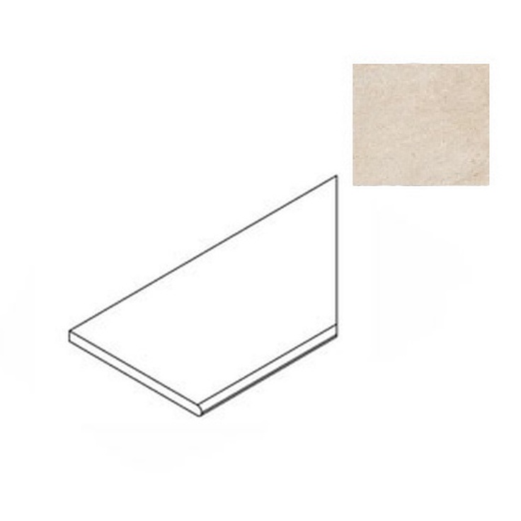 Atlas Concorde Russia Forte Dei Marmi Rock 620090001216 Siberian Ivory Lineare Angolo Dx Спец. Элемент 30x60 см, Россия, под мрамор - фото 1