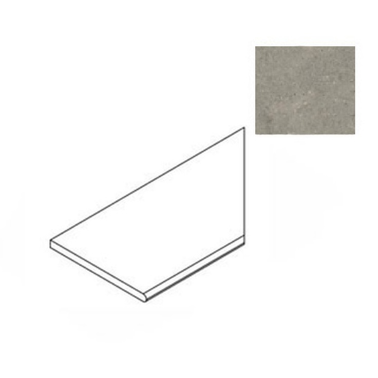 Atlas Concorde Russia Forte Dei Marmi Rock 620090001232 Lunar Grey Lineare Angolo Dx Спец. Элемент 30x60 см, Россия, под мрамор - фото 1