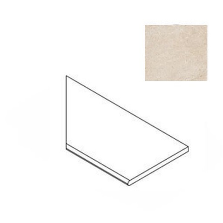 Atlas Concorde Russia Forte Dei Marmi Rock 620090001217 Siberian Ivory Lineare Angolo Sx Спец. Элемент 30x60 см, Россия, под мрамор - фото 1