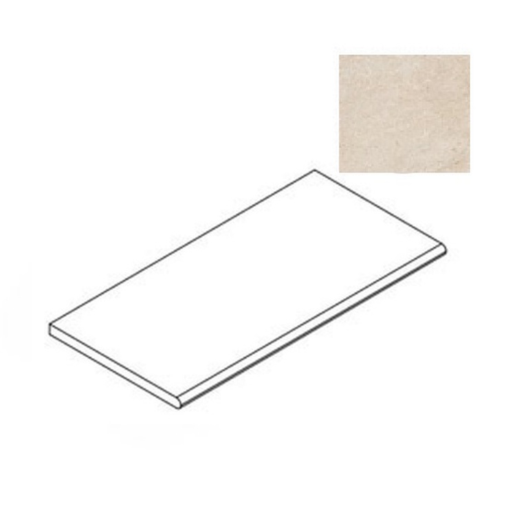 Atlas Concorde Russia Forte Dei Marmi Rock 620090001218 Siberian Ivory Round Спец. Элемент 30x60 см, Россия, под мрамор - фото 1