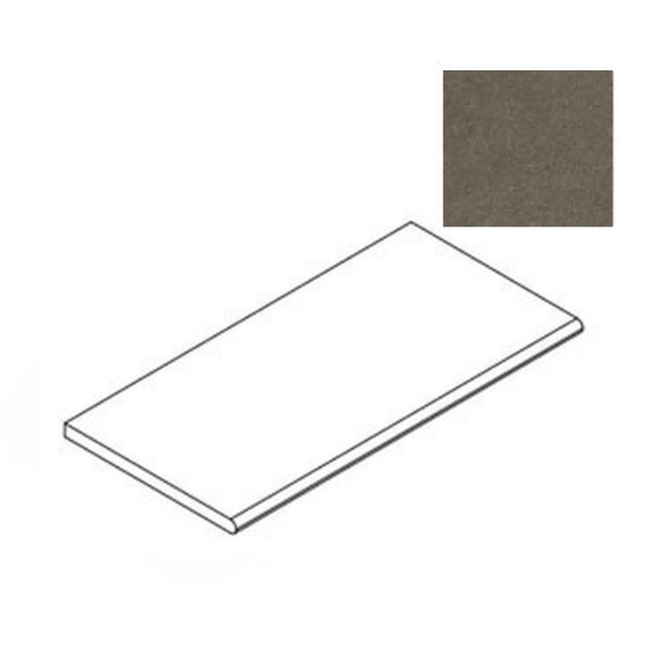 Atlas Concorde Russia Forte Dei Marmi Rock 620090001250 Alpine Brown Round Спец. Элемент 30x60 см, Россия, под мрамор - фото 1