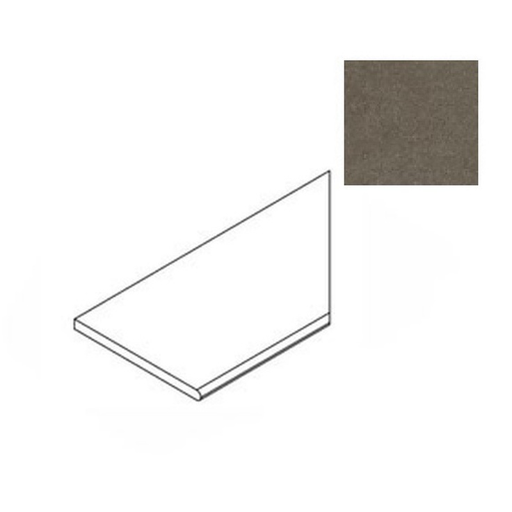 Atlas Concorde Russia Forte Dei Marmi Rock 620090001251 Alpine Brown Round Angolo Dx Спец. Элемент 30x60 см, Россия, под мрамор - фото 1