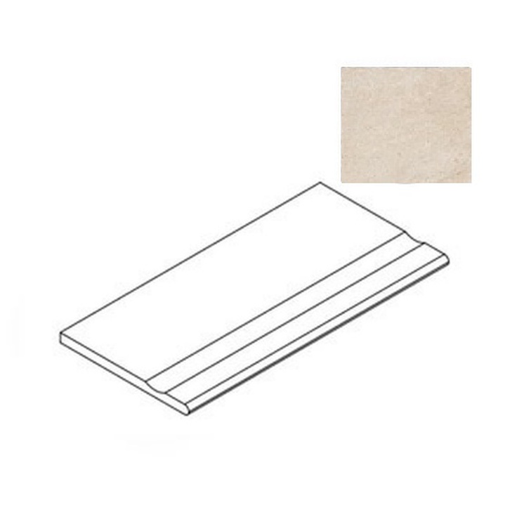 Atlas Concorde Russia Forte Dei Marmi Rock 620090001221 Siberian Ivory Bordo Piscina Спец. Элемент 30x60 см, Россия, под мрамор - фото 1